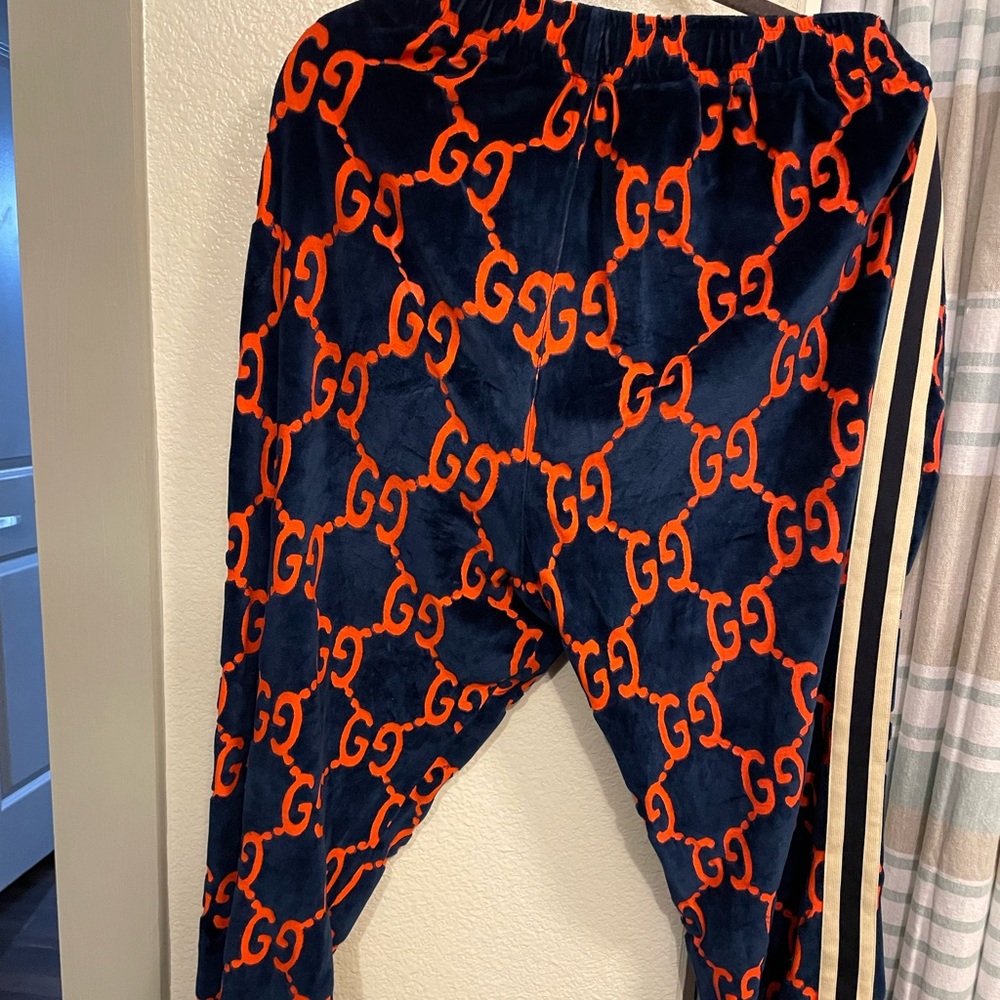 GUCCI COTTON VELVET PANTS LIMITED EDITION RETAILS $2000+ - Picture 3 of 10